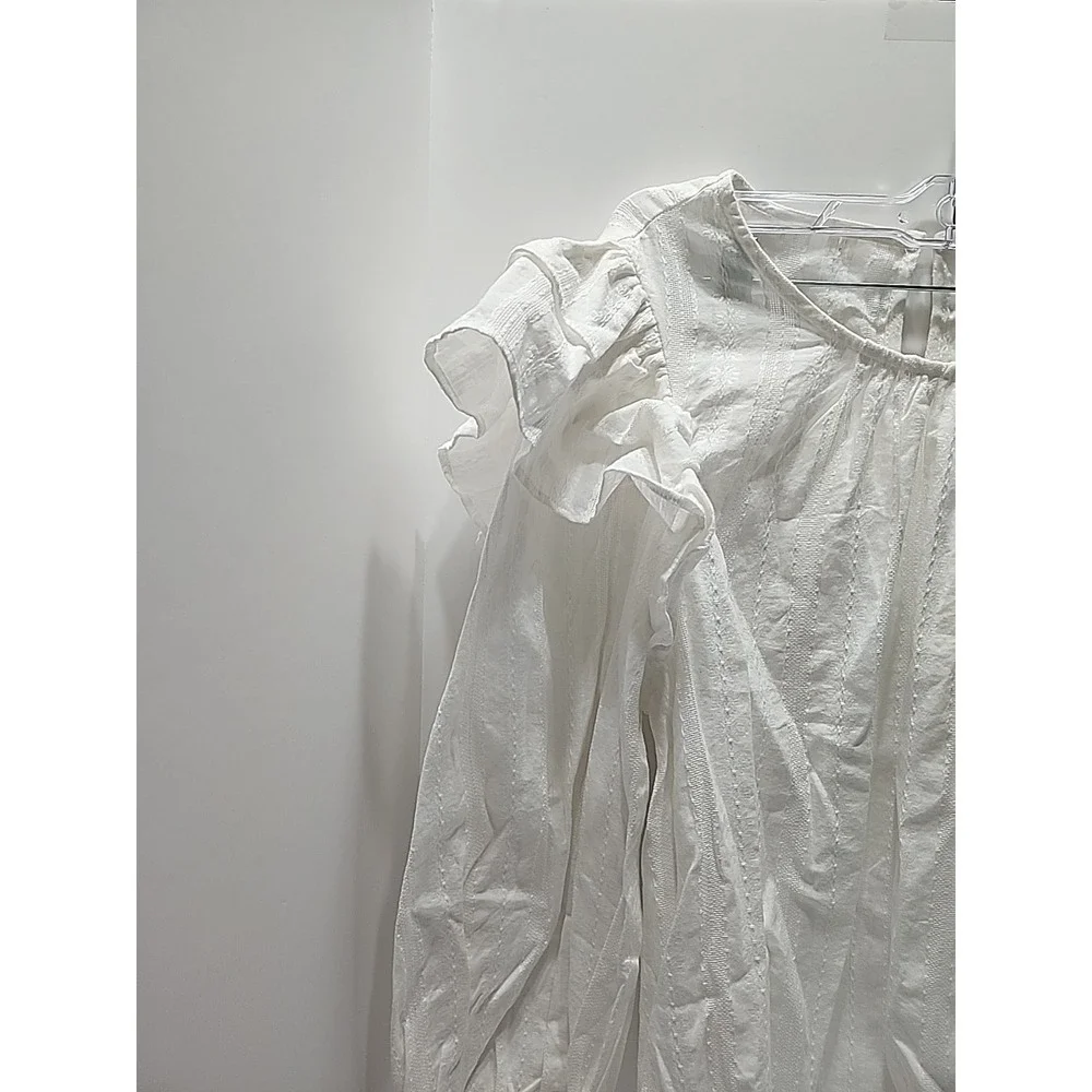 Universal Thread Top Medium Womens Ruffles - Picture 3 of 10